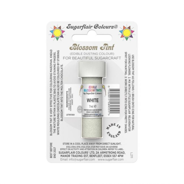 Dust Food Coloring - White - E171 Free